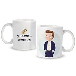 Mopec G751.1 Tasse en céramique Première communion enfant mains poche