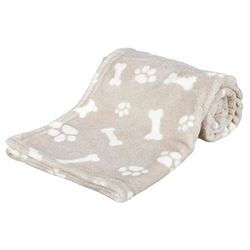 Trixie Coperta per cani Kenny in peluche, 75 × 50 cm, beige - 37162