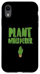 Carcasa para iPhone XR Plant Whisperer Design Plantas verdes Amante de las plantas