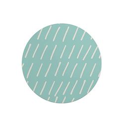 Questo Casa, Tapis de Souris Rond imprimé numérique avec Fond antidérapant pour Bureau et Maison Diamètre 22 cm