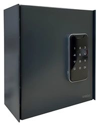 ARREGUI KEYPRO PLPRO14 Sleutelkast met elektronisch slot en 14 haken voor sleutels, sleutelkluis met cijfercode, eenvoudige montage, sleutelkast met cijferslot, 22 x 20 x 10 cm, antraciet