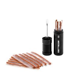 Errecom 1000 Miglia Kit di Riparazione Pneumatici Tubeless per Bici, include 15 stringhe e 1 mini-cacciavite alesatore per riparare le forature