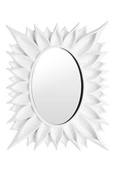 Premier Housewares Floral Photo Frame, 4 x 6 Inches - White