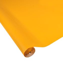 Homéa, Vitamin Waffle Paper Tablecloth 1.18 x 15 m Mustard Yellow