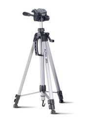 CULLMANN - 52128 - Tripé alfa 2800 (altura da extensão 184,5 cm, com cabeça de 3 vias, carga máxima 2,5 kg, tamanho do paqeute 70 cm, peso 1334 g), prata