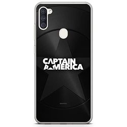 ERT GROUP mobiltelefonfodral för Samsung A03S originalt och officiellt licensierat Marvel mönster Captain America 024 optimalt anpassad till formen på mobiltelefonen, fodral tillverkad av TPU-plast