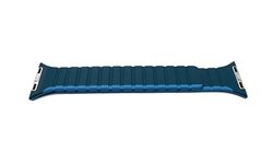System-S Bracelet 38 40 41 mm en silicone flexible magnétique compatible avec Apple Watch Smartwatch Bleu foncé, Bleu foncé, Eine Grösse, Classique