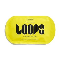 LOOPS SUNRISE SERVICE - Masque facial hydrogel éclaircissant - Hydrate, éclaircit, décongestionne et réveille votre teint - 1 pièce