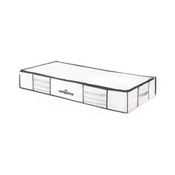 Compactor Life 3D Semi-Rigid Vacuum Box XL - White | Space-Saving Storage Solution | 105X45X15.5 cm