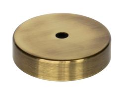 Fiore decorativo metallico in pelle 80 x 15 mm