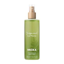 Mexx Inspired Nature Body Mist för kvinnor, blommig fruktig kroppsspray för kvinnor med stämningshöjande egenskaper, 250 ml