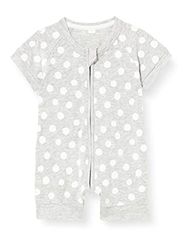 DIM Pijama De Verano Con Cremallera Bidireccional x1, Pijama bebé para Bebé, Multicolor, 0 meses