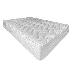 Somnia Descanso Sena Matelas viscoélastique réversible (Face Hiver-été) fermeté Moyenne-Haute, épaisseur 30 cm, Anti-acariens, Anti-bactéries et hypoallergénique, 150 x 190 cm