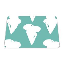 Questo Casa, Tapis de Souris rectangulaire avec Impression numérique - Antidérapant - pour Bureau et Maison - 22 x 18 cm