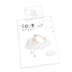 Herding Baby Best Conjunto de cama, algodão, branco, 40 x 60 cm, 100 x 135 cm