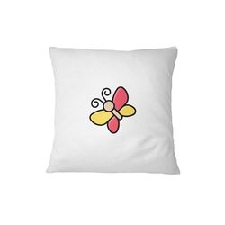 Bona Basics Funda de Almohada Decorativa, poliéster, Blanco 1, 45 x 45 cm