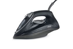 Ufesa Steam Tech 2400 Fer à Repasser Vapeur, 2400W, Débit Vapeur 0-30gr/min, Fonction Pressing 120gr, Semelle Céramique, Double Système Anti-Calcaire, Anti-Gouttes Noir, Exclusivité Amazon
