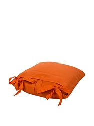 Soffim Comfortabele deken van microvezel, opvouwbaar, 100% polyester, oranje, 100 x 150 x 3 cm