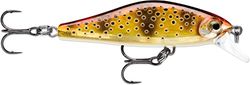 Rapala - Shadow Rap Solid Shad visaas – kunststof constructie – aas voor zoet water – zwemdiepte 0,9 – 1,2 m – grootte 5 cm / 5,5 g – geproduceerd in Estland – Mediterrane Trout