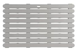 WENKO Baderost voor binnen en buiten, antislip bodemrooster, voor badkamer, zwembad, kunststof, 80 x 50 cm, beige