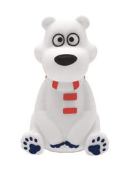 Lexibook - Polarbär LED-Nachtlicht für Kinder, Farbwechsel, Weiches Licht, Batterien, NLJ01PB