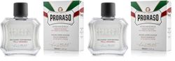 Proraso After Shave Bálsamo, 100 ml, bálsamo barba after shave refrescante con avena y té verde, tónico facial sin alcohol para pieles sensibles (Paquete de 2)
