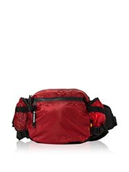 Invicta Waist Bag, Red - Sports, Outdoor and Leisure - Waterproof Fabric - Internal Keychain
