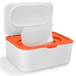Cheerhom Doos voor vochtige doekjes voor baby, vochtig toiletpapier, doos voor vochtige doekjes met deksel, vochtig toiletpapier, doos voor slaapkamer, auto en kantoor