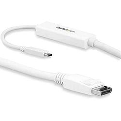 StarTech.com Cable de 3m USB-C a DisplayPort - Cable Adaptador de Vídeo USB Tipo C a DP - 4K 60Hz - Blanco
