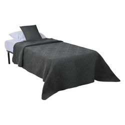 COLCHA POLIESTER 180X260 100 GR. GRIS CLARO