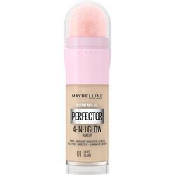 Maybelline New York Fondotinta Perfezionante Instant Perfector 4-in-1 Glow, Minimizza, Corregge, Uniforma e Illumina, Finish Luminoso Senza Imperfezioni, 20 ml, Tonalità: 01 Light