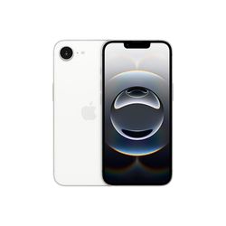 Apple iPhone 16e 256GB: Built for Apple Intelligence, A18 Chip, Supersized Battery Life, 48MP Fusion Camera, 6.1-inch Super Retina XDR Display; White