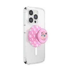 PopSockets Tidepool Squishy Jigglypuff Sparkle - Impugnatura magnetica per telefono MagSafe, supporto per mani libere, compatibile con ricarica wireless, simpatiche PopSockets, Pokemon Fairy