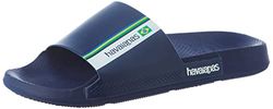 Havaianas Unisex Brasil Slide Sandal, marinblå, 39/40 EU