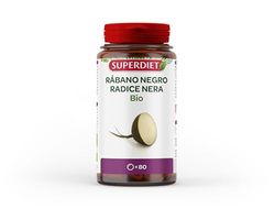 SUPERDIET - RÁBANO NEGRO BIO - DIGESTIÓN - COMPRIMIDOS - FORMATO ESTÁNDAR - 80 COMPRIMIDOS - PRODUCIDO EN FRANCIA - FORMULACIÓN PROPIA