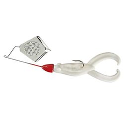 War Eagle WE12BT201 War 1/2 Buzztoad Artificial Fishing Bait, White