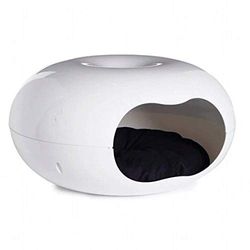 Karlie Cat home You Zoo Doonut L: 49 cm B: 46 cm H: 14 cm, wit