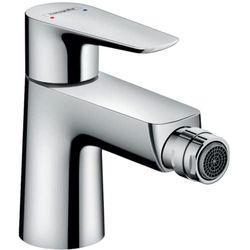 hansgrohe Talis E Misturador monocomando de bidé com aspirador Push-Open, cromado, 71721000