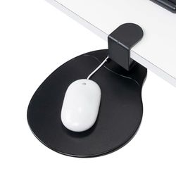 EHO Plataforma de Mouse con Abrazadera, Almohadilla giratoria de 360 Grados, Accesorio ergonómico para Bandeja de Mouse, Alfombrilla de Mouse, Bandeja Deslizante, Adecuada para Escritorio de 1.5