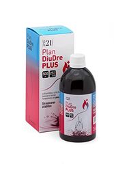 PLAMECA - Plan 21 DiuDre Plus, con Café Verde, Té Verde, L-Carnitina y Cromo, Control Peso Corporal, Ayuda ante Retención de Líquidos y Vientre Hinchado, Equilibrio de Líquidos y Excesos - 500 ml