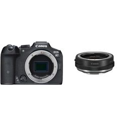 Canon EOS R7 APS-C mirrorless, body (32,5 Mp, fino a 15 fps, DIGIC X, video 4K UHD fino 60p & 2972C005 Adattatore per Obiettivi EF ed EF-S per la Fotocamera EOS R, Nero