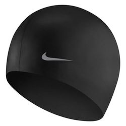 Nike Bonnet de Bain en Silicone Unisexe pour Enfant - TESS0106 - Noir - Taille Unique