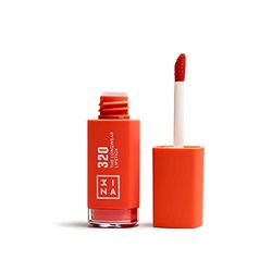 3INA MAKEUP - The Longwear Lipstick 320 - Pomarańczowy - zarna pomadka w płynie z nawilżającą formułą kwasu hialuronowego - silnie napigmentowana, matowa powłoka - Vegan - Cruelty Free