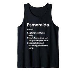 Esmeralda Definizione del nome Dizionario divertente Canotta