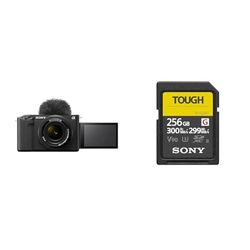 Sony ZV-E1 | Kit Vlog camera full-frame con obiettivo intercambiabile 28-60 mm f/4-5.6 + Scheda SD 256GB SF-G256T