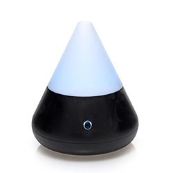 Pajoma 62526 Asterion - Diffusore di aromi con Luce LED cangiante, Colore: Nero