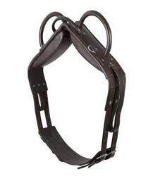 Sangle de voltige en Cuir Marron, Pony