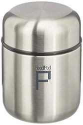 Pioneer FoodPod Flasque boîte isotherme à double paroi pour Nourriture en acier inoxydable – 280ML, argent, 6 heures chaud/froid, antifuite