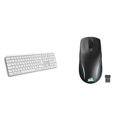Logitech MX Keys S & CORSAIR M75 WIRELESS RGB Lichtgewicht FPS