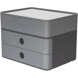 HAN 1100-19 SMART-BOX PLUS ALLISON - Cajonera con 2 cajones, color gris